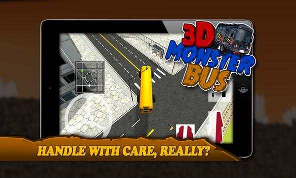 3D Monster Bus Simulator 2015 screenshot 3