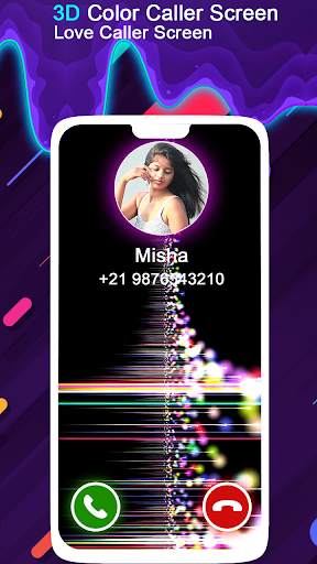 3D Color Caller Screen - Love Caller Screen screenshot 3