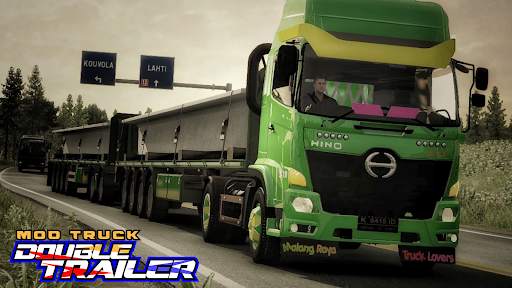 Mod Truck Double Trailer screenshot 1