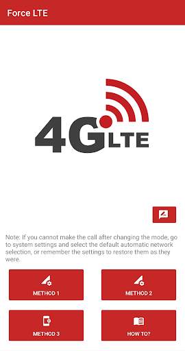 4G Switcher - Force LTE Only screenshot 1