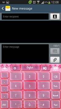 Pink Flower Keyboard скриншот 7