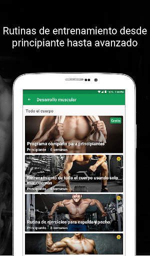 Fitvate - Entrenamiento en Gym screenshot 14