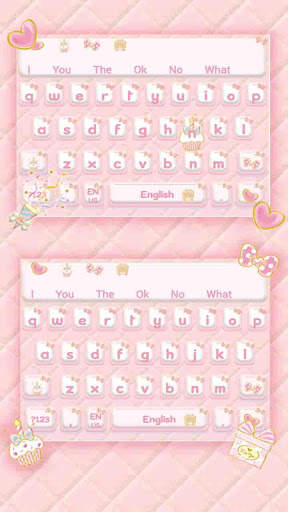 Kitty Birthday Keyboard screenshot 2