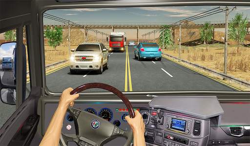 Traffic Highway Truck Racing - Truck Driving screenshot 6