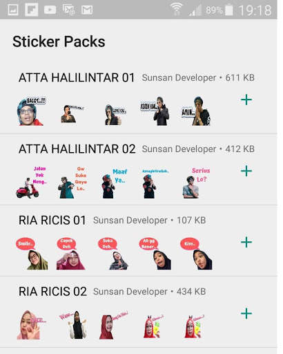 Sticker WA Youtuber Indonesia 2020 WAStickerApps screenshot 6