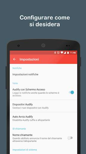 Audify Lettore di notifiche screenshot 4