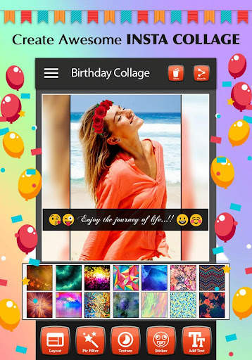 Happy Birthday Photo Collage 8 تصوير الشاشة