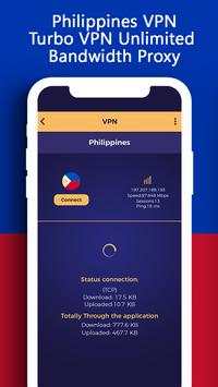 Philippines VPN - Turbo VPN Unlimited Proxy screenshot 3