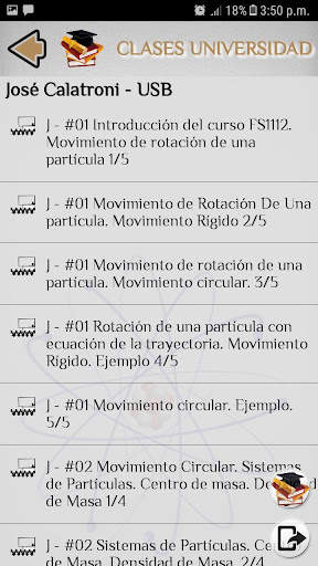Física - Tutoriales - Clases screenshot 3
