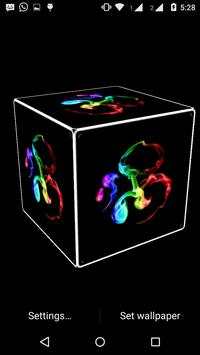 OM 3D cube live wallpaper screenshot 6