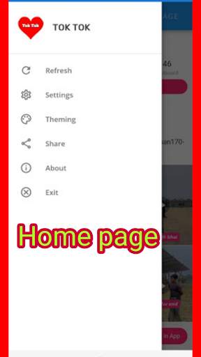 TokTok and Likee video player screenshot 1