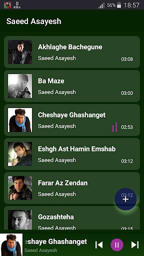 Saeed Asayesh - songs offline screenshot 1