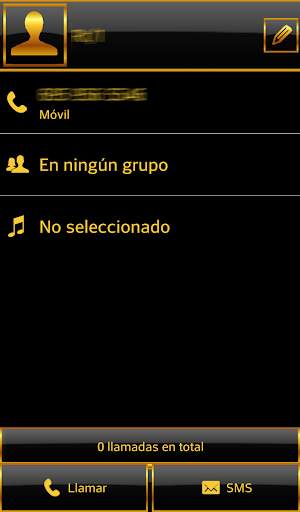 THEME BLACK GOLD FOR EXDIALER screenshot 4
