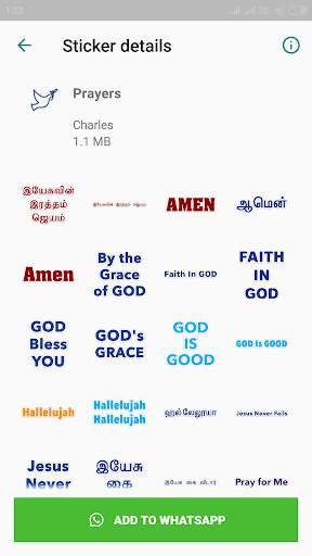 Christian WA Sticker - Christian Sticker screenshot 3