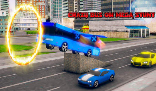 Flying Bus Robot Transformation:Real Stunt Master screenshot 14