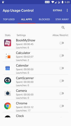 App Usage Control, Quotes, Facts, Jokes скриншот 1