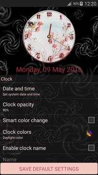 Flower Clock Widget screenshot 6