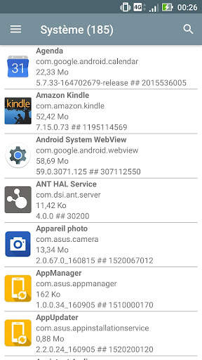 Gestionnaire d'applications système screenshot 5