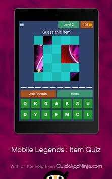 Mobile Legends : Guess the Items screenshot 15