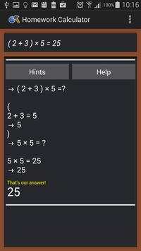 Homework Calculator скриншот 4