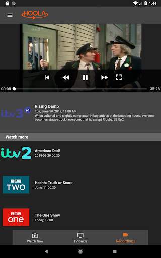 HoolaTV - Watch Live British TV 14 تصوير الشاشة