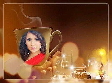 Hot Coffee Mug HD Photo Designer Frames screenshot 1