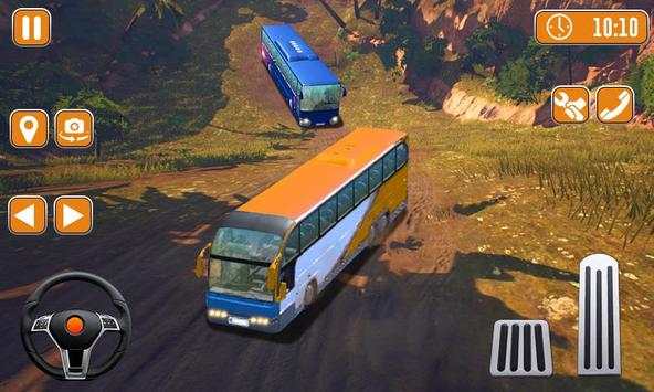 Real Bus Hill Road Driving Simulator 3D screenshot 2