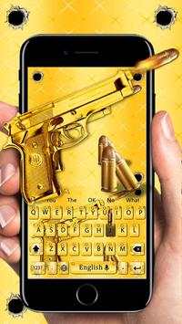 Gold Pistol Metal Keyboard screenshot 2