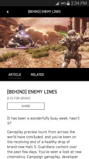 Halo Channel screenshot 2