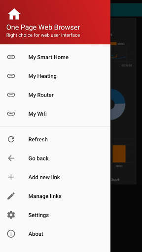 One Page Web Browser screenshot 1