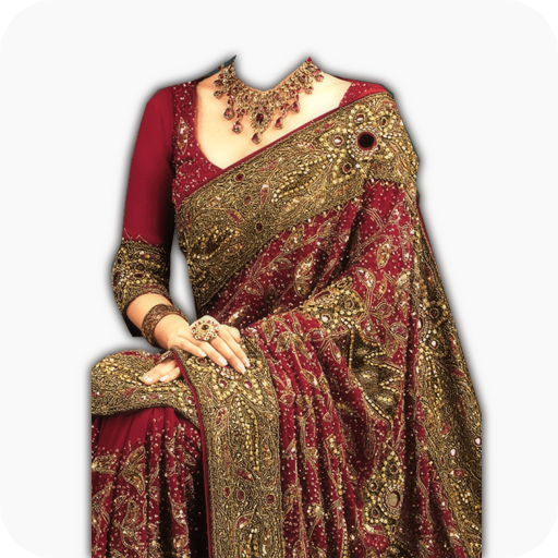 Designer Saree Photo Suit icon
