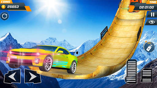 Mega Ramp Car Stunt- Mega Fly Impossible Car Stunt screenshot 6