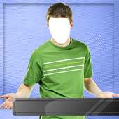 Man T-Shirt Photo Montage logo
