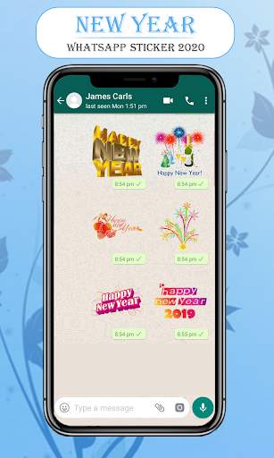 Happy NewYear Sticker 2020 for whatsapp(WASticker) screenshot 1