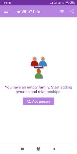 Family Tree Creator - meWho? Lite screenshot 1