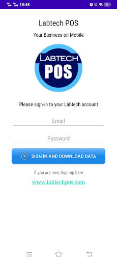 Labtech POS screenshot 1