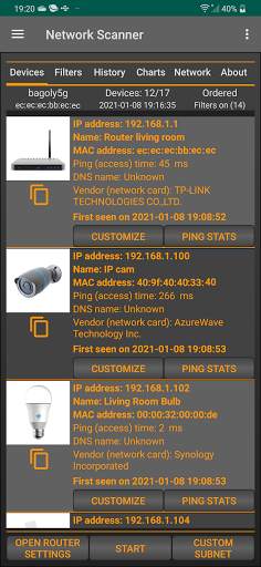 Network Scanner - IP scanner - Who uses my WiFi screenshot 1