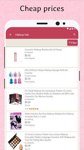 Сheap makeup shopping. Online  screenshot 3