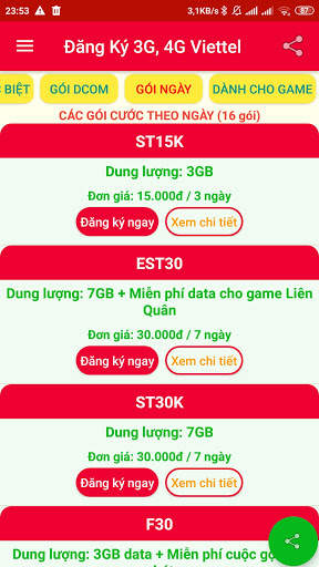 Đăng ký 3G/4G Viettel screenshot 4