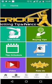 Cricket Betting Tips screenshot 2