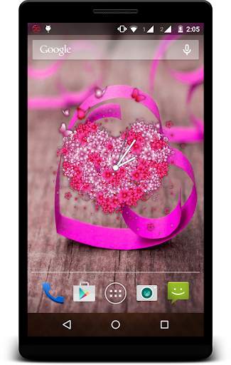 Heart Clock Live Wallpaper screenshot 7