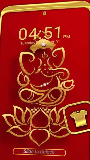 Golden Ganesha Launcher Theme screenshot 3