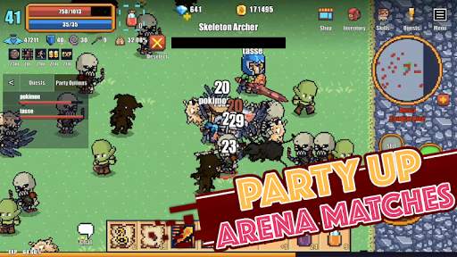 Pixel Knights Online 2D MMORPG MMO RPG screenshot 5