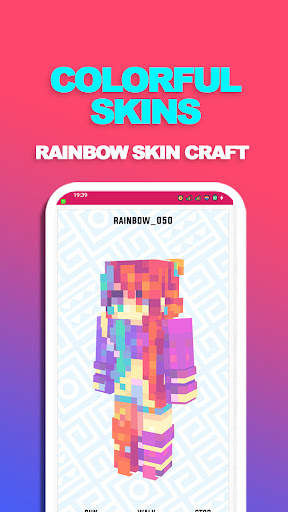 Rainbow Skin For Minecraft PE screenshot 4