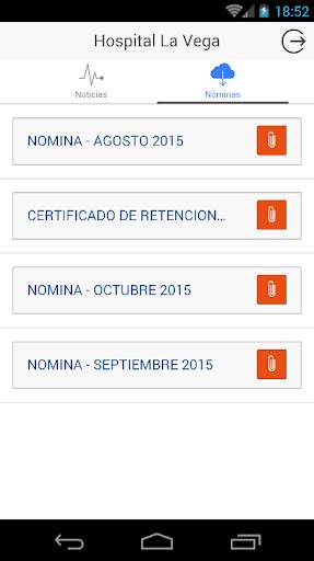 Intranet Hospital La Vega screenshot 4