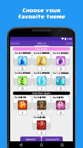 Calculator for Clash of Clans screenshot 6