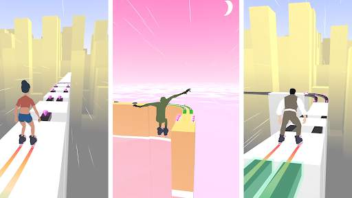 Sky Roller: Rainbow Skating screenshot 8