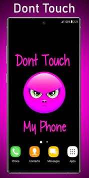 Dont Touch My Phone Lock Screen   Wallpapers screenshot 1