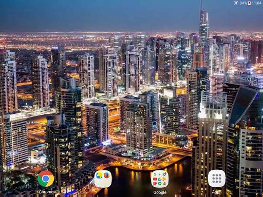 Night City Dubai Video LWP screenshot 11