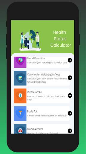 Health Status Calculator screenshot 1